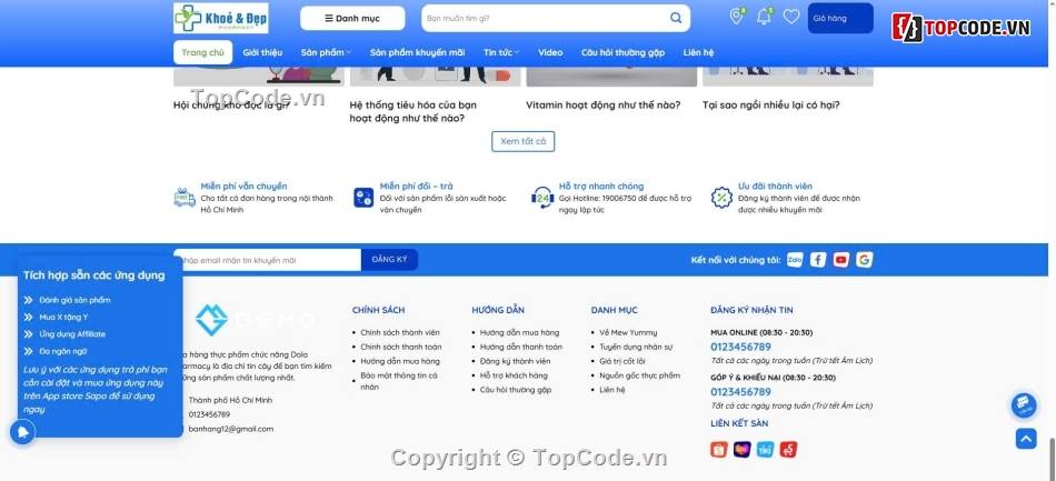 Website bán hàng,chuẩn seo,thuốc,nhà thuốc